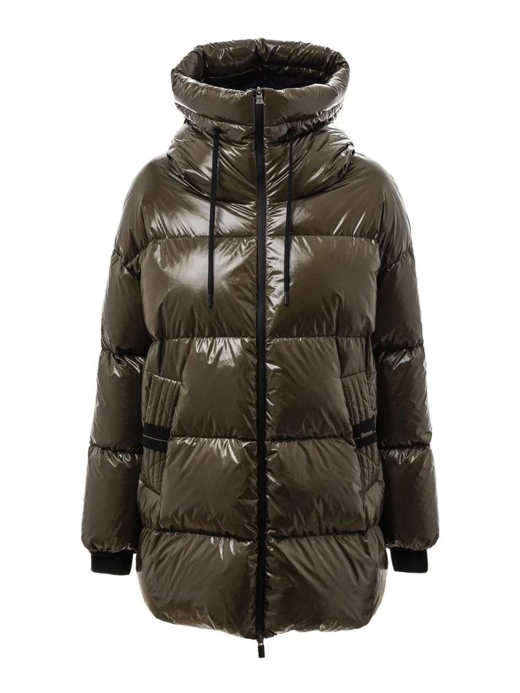 Green Polyamide Parka