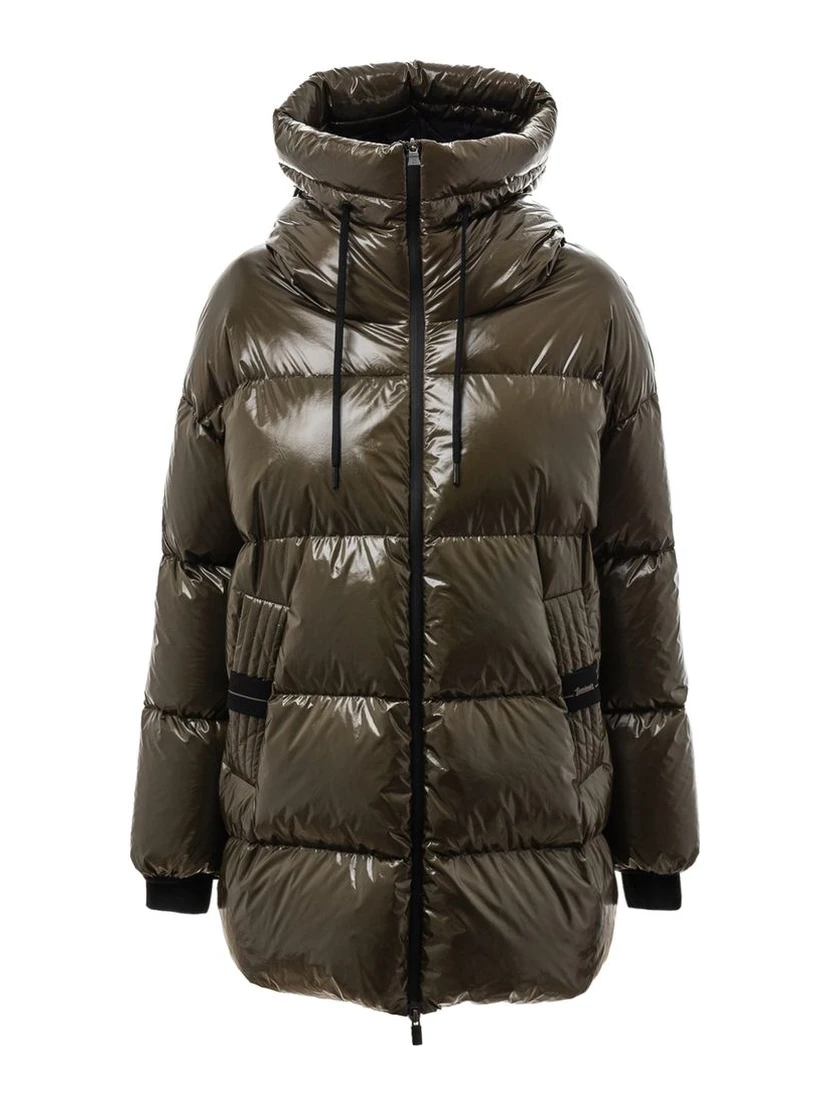 Green Polyamide Parka