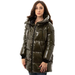 Green Polyamide Parka