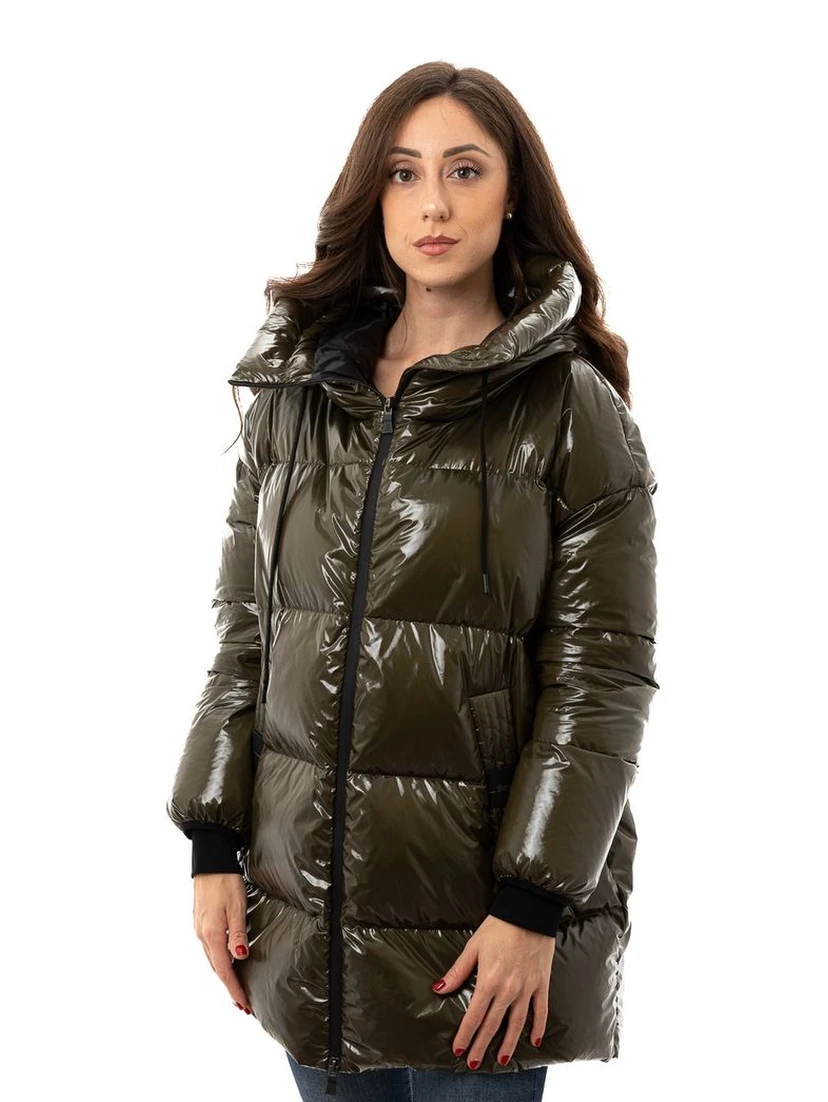 Green Polyamide Parka