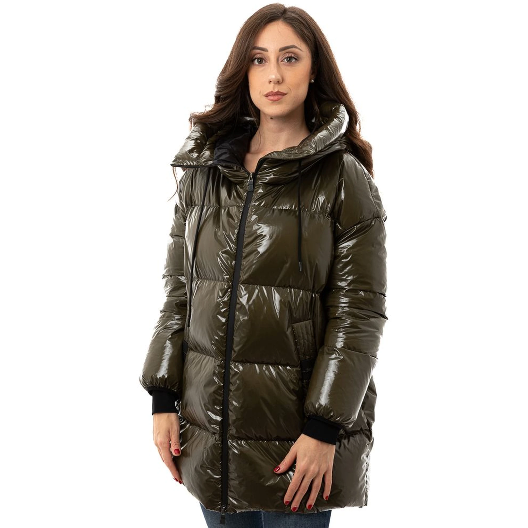 Green Polyamide Parka