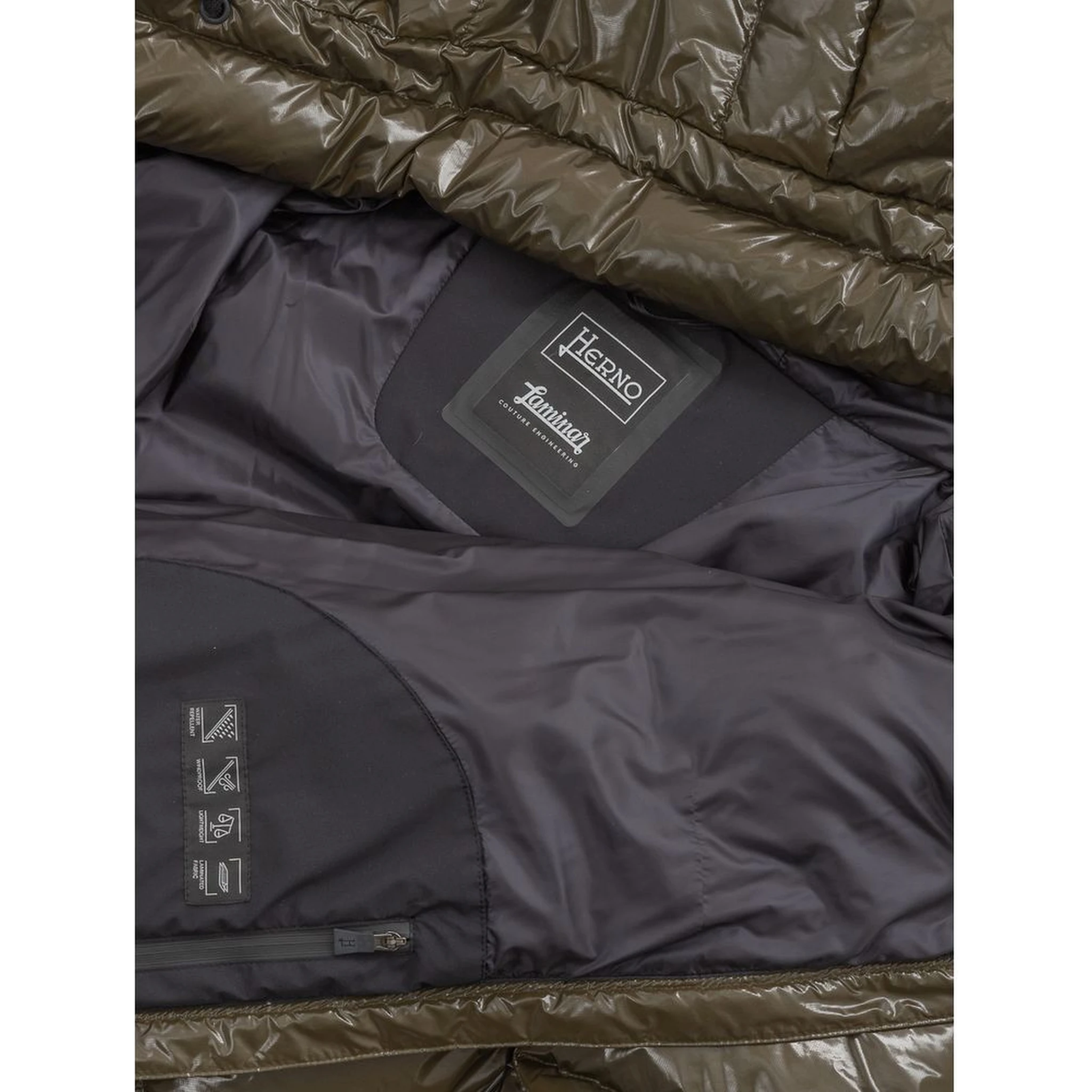 Green Polyamide Parka