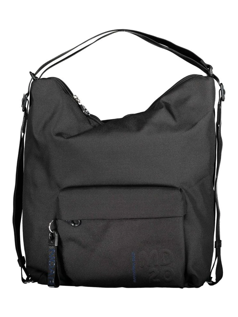 Black Polyester Shoulder bag