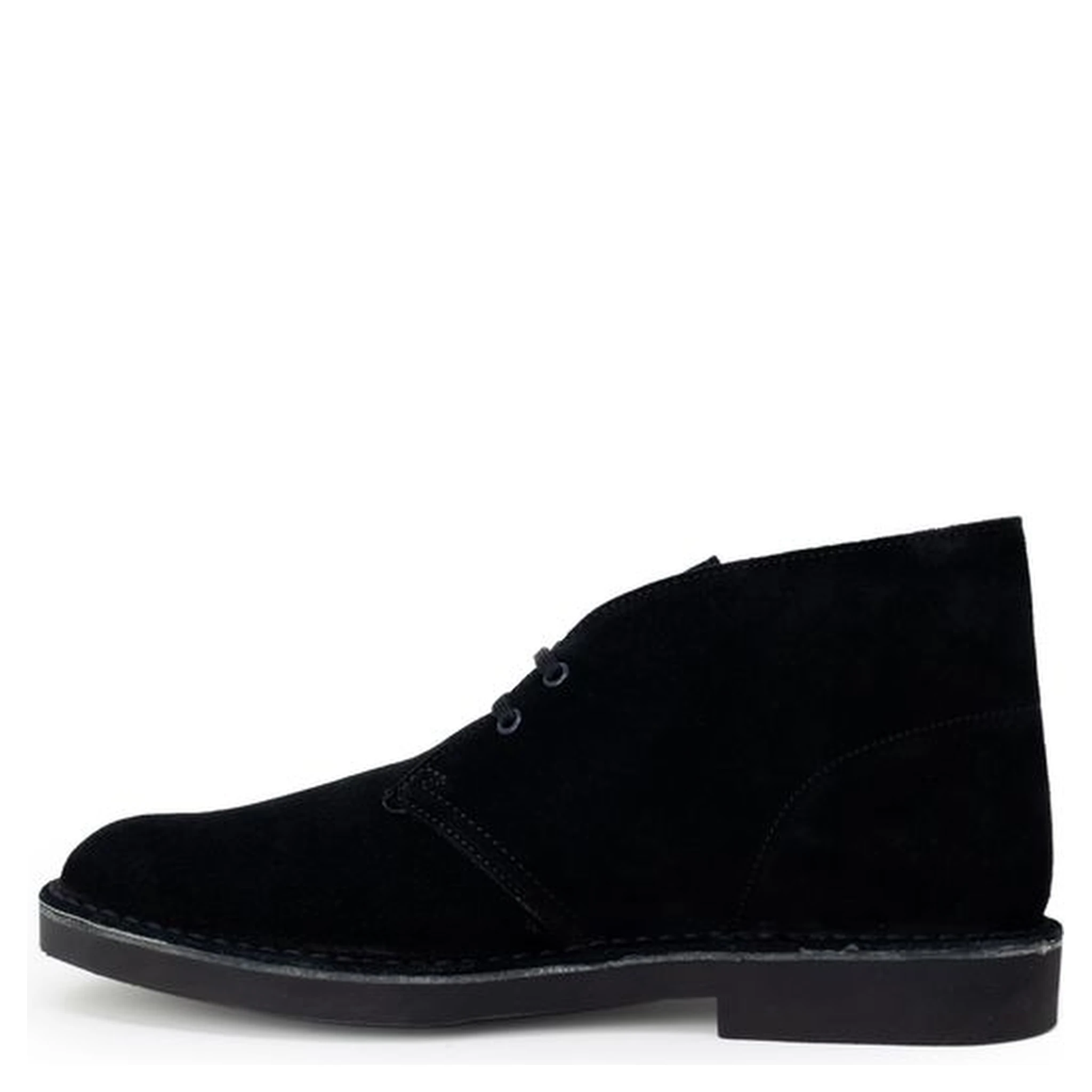 Black Leather Lace-Up Boots