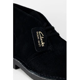 Black Leather Lace-Up Boots