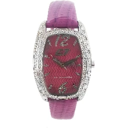 Purple Leather Dress Watch