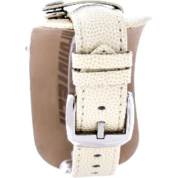 Beige Leather Bracelet Watch