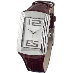 Brown Leather Dress Watch