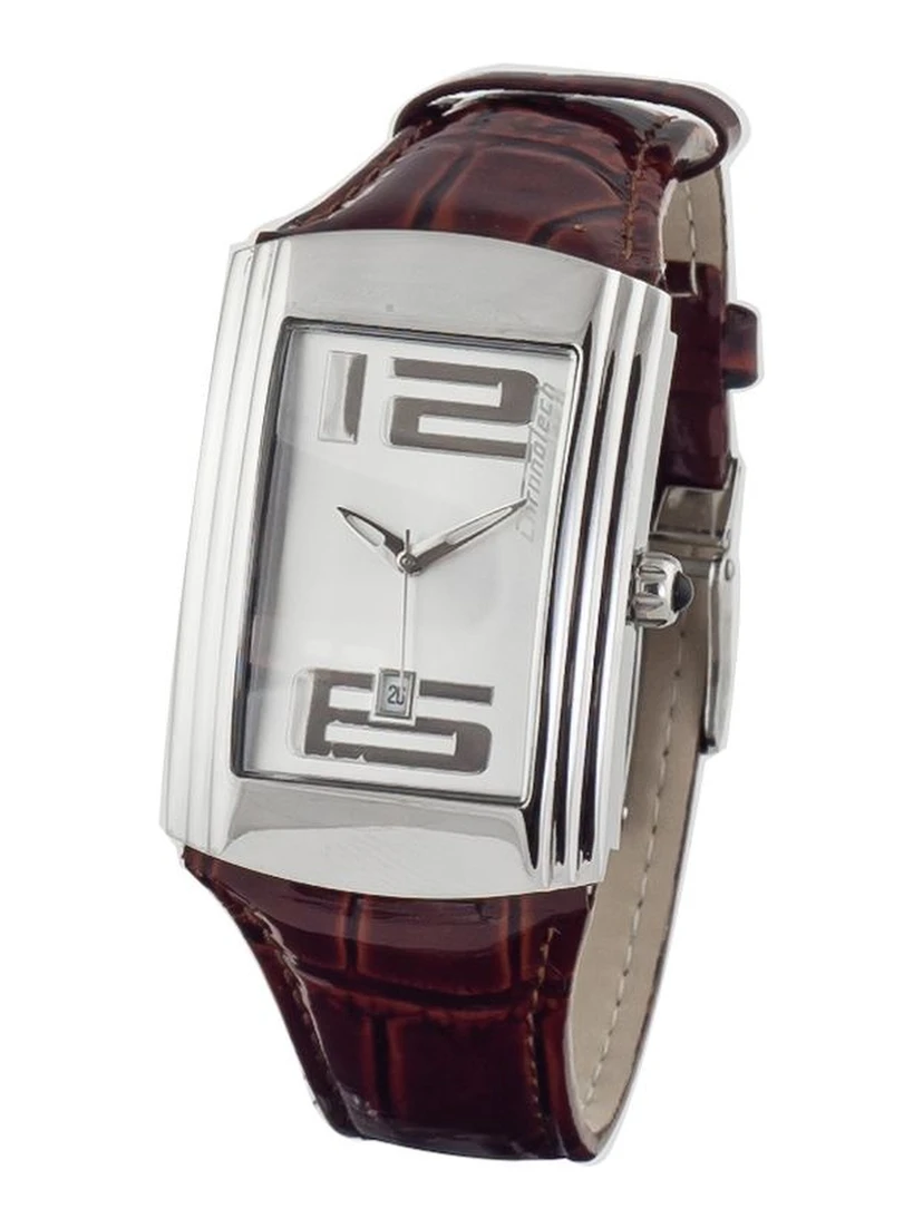 Brown Leather Dress Watch