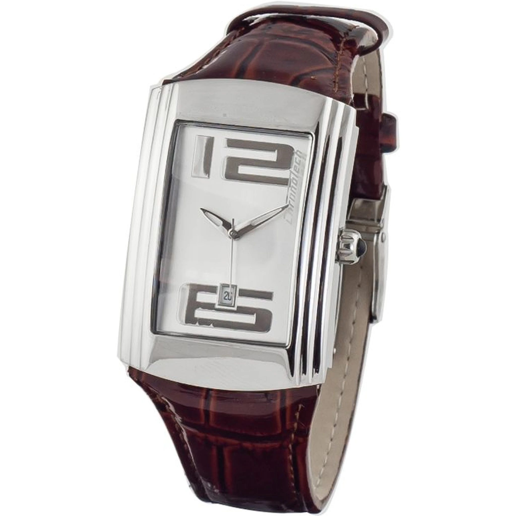 Brown Leather Dress Watch