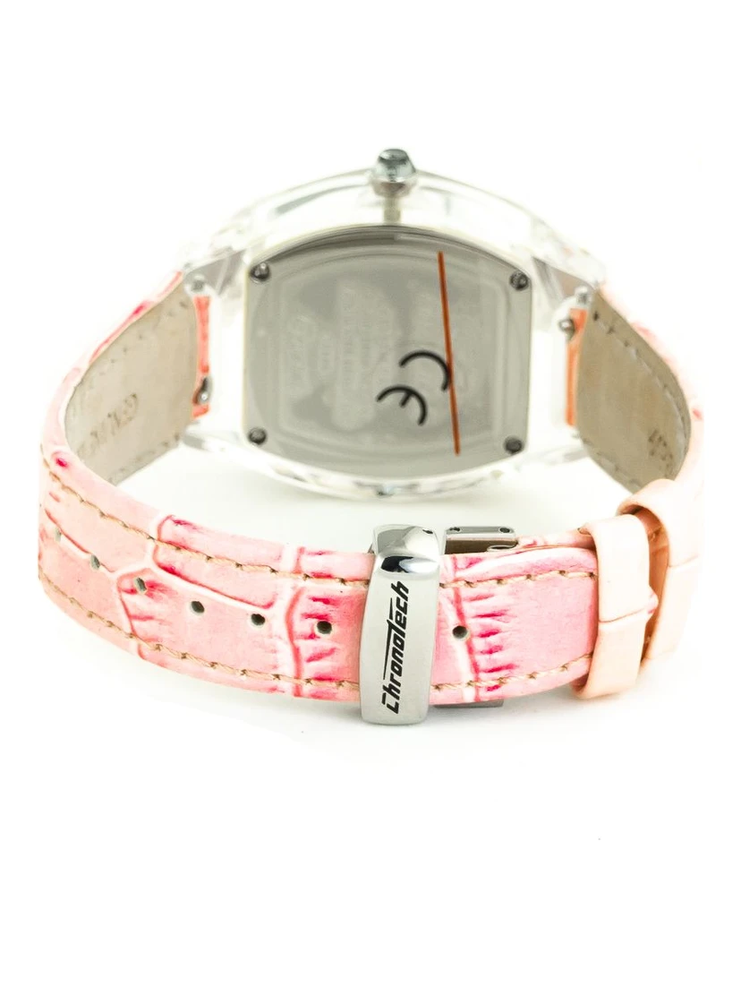 Multicolor Leather Dress Watch