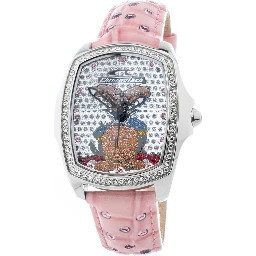 Multicolor Leather Dress Watch
