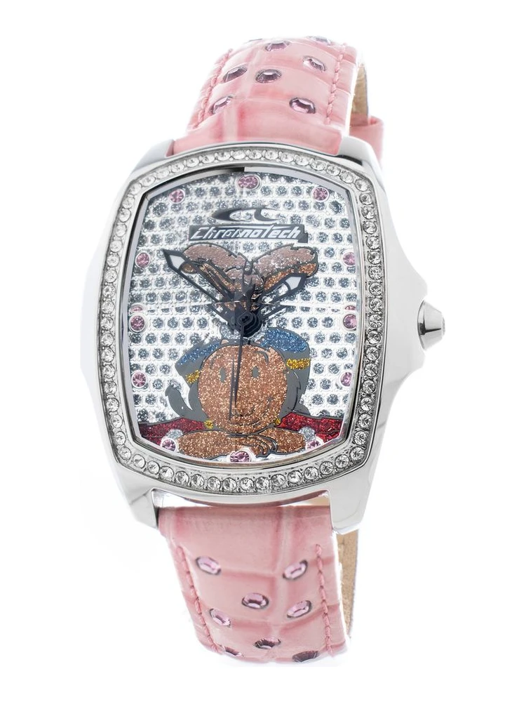 Multicolor Leather Dress Watch