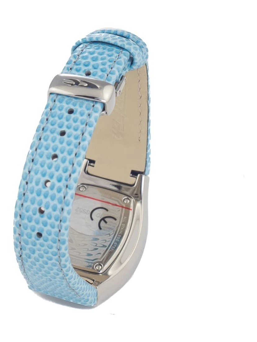 Blue Leather Bracelet Watch