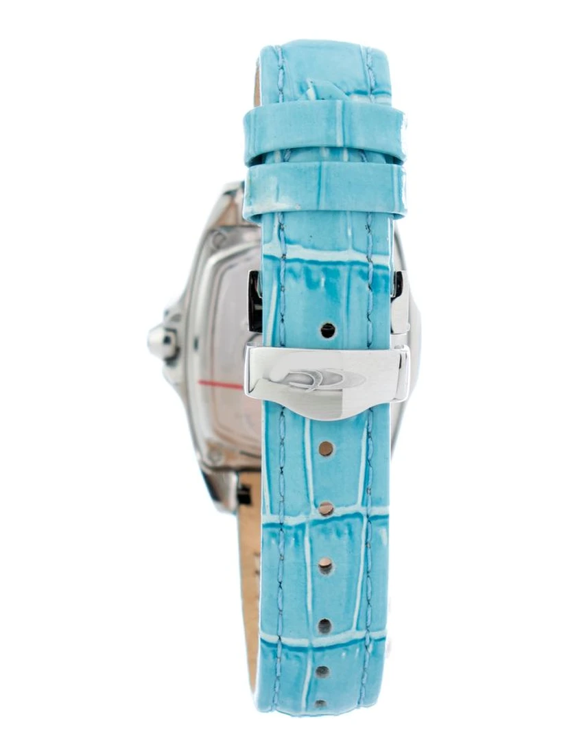 Blue Leather Dress Watch