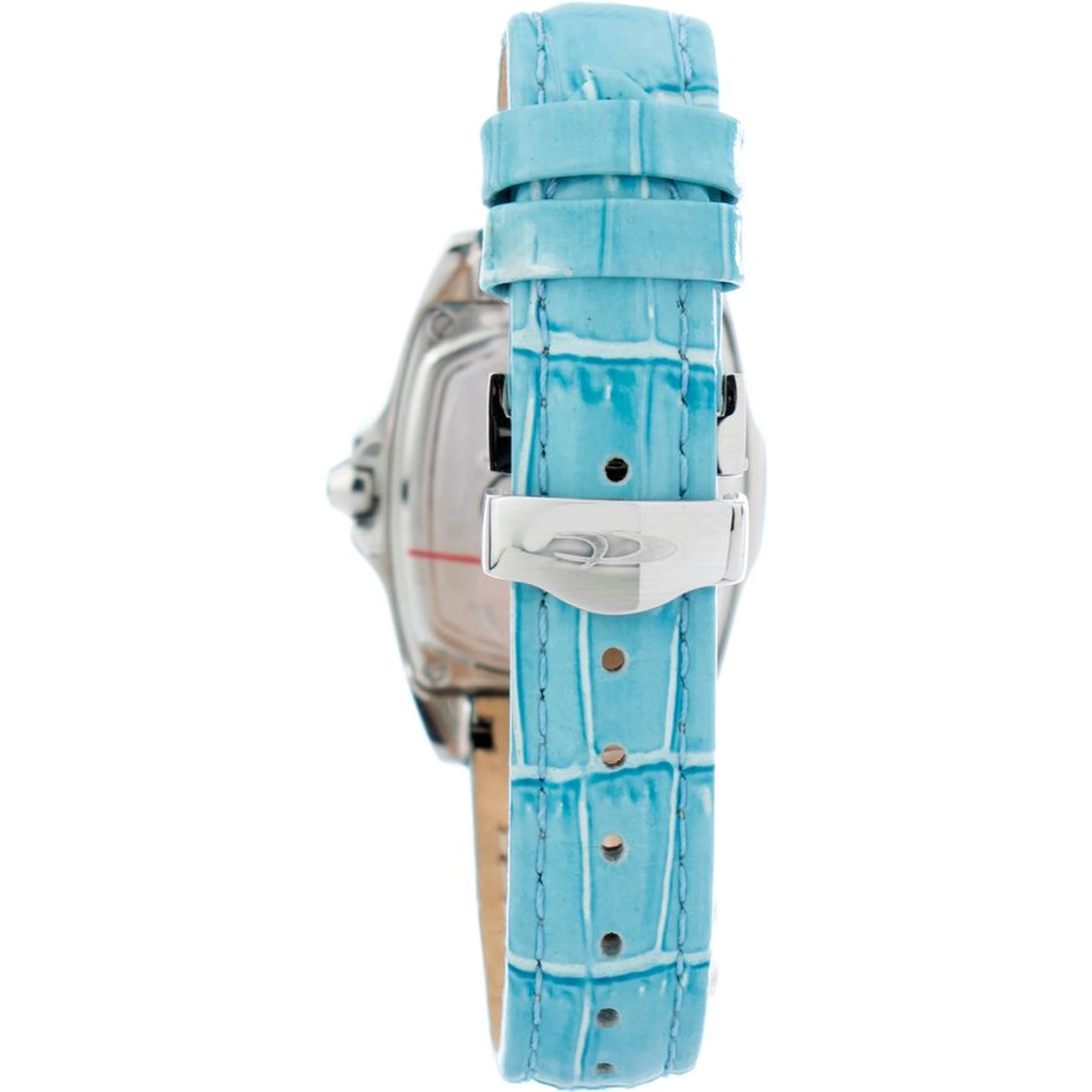 Blue Leather Dress Watch