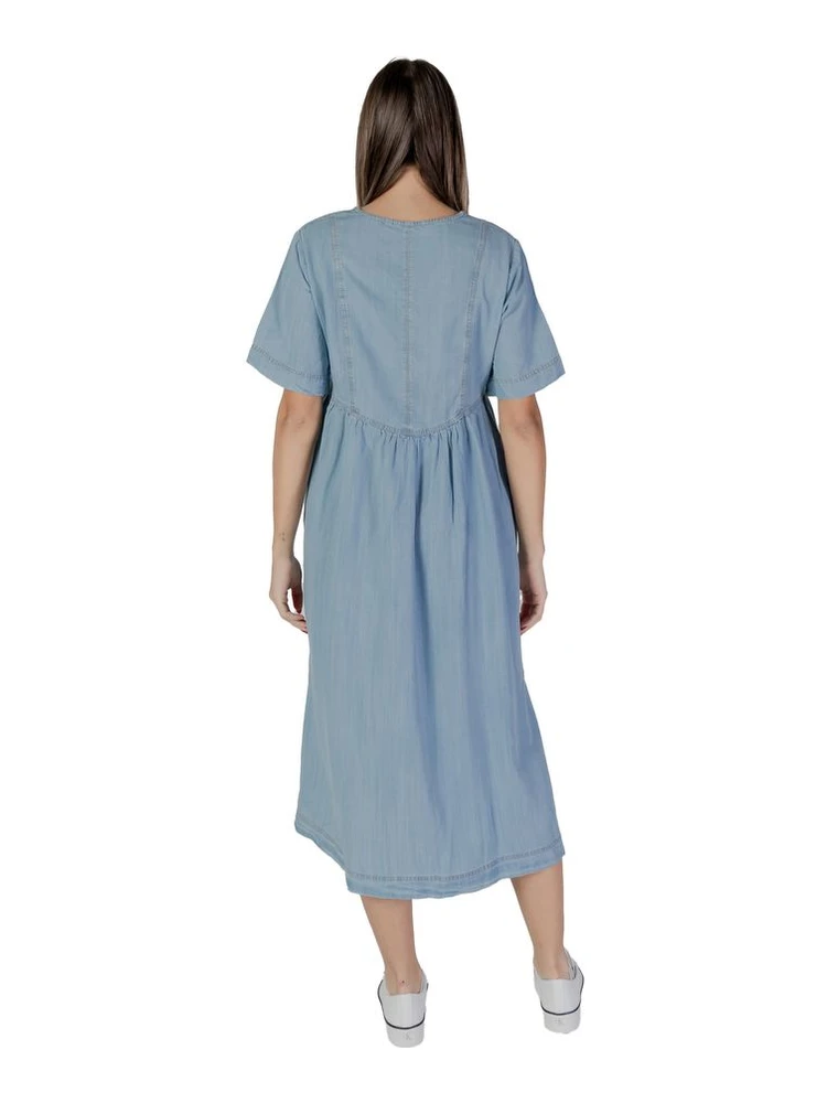 Light Blue Cotton Long Dress alternative