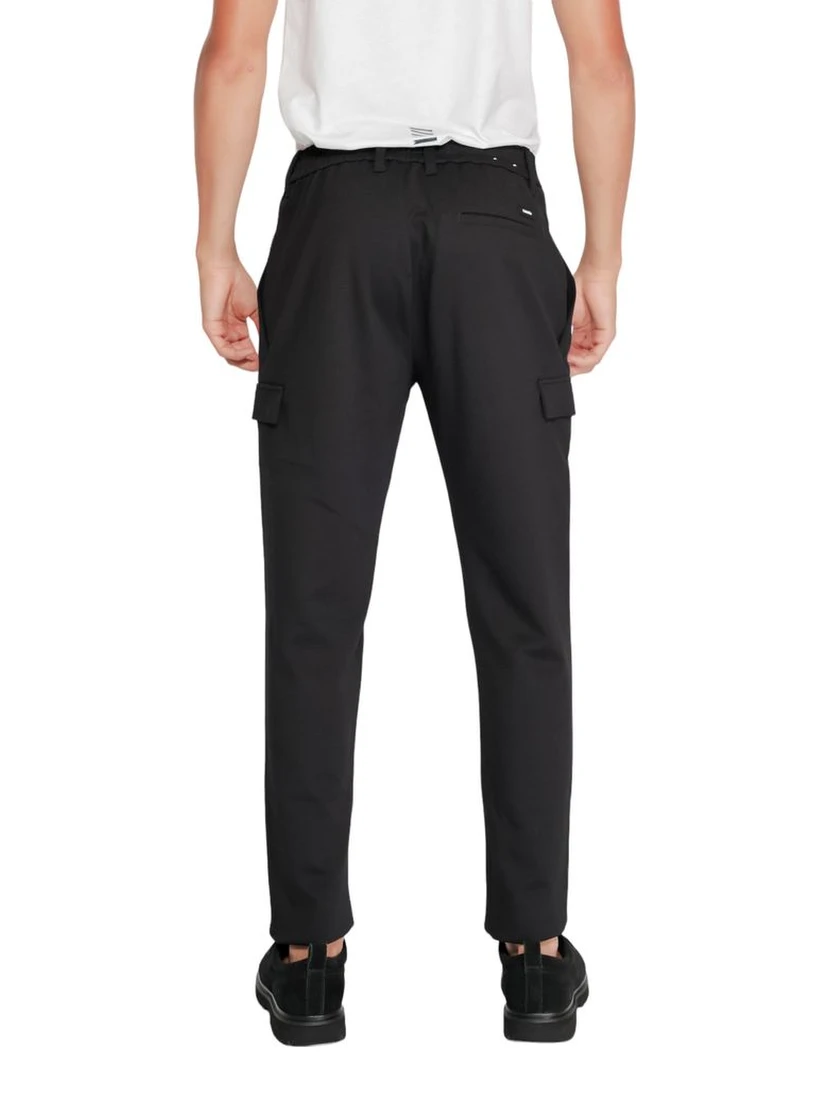 Black Recycled Polyester Joggers (Workout Pants)