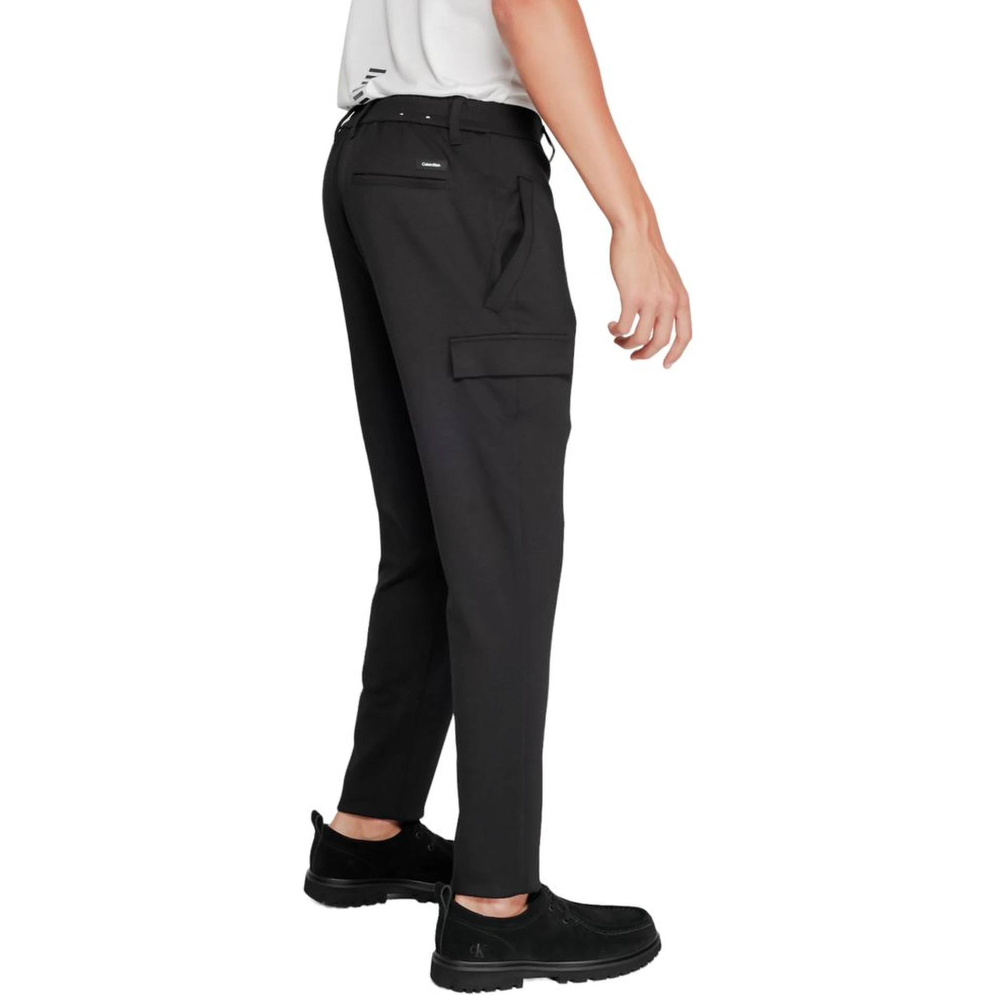 Black Recycled Polyester Joggers (Workout Pants)