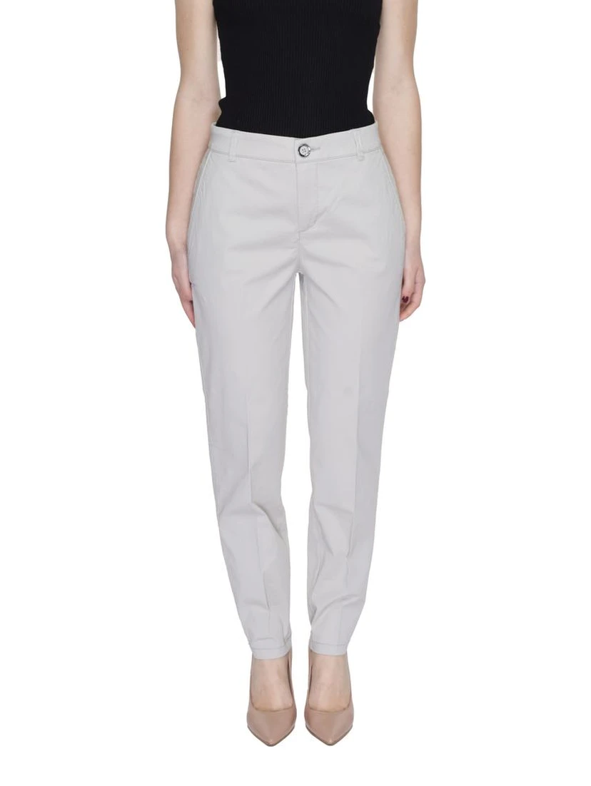 Beige Cotton Pant