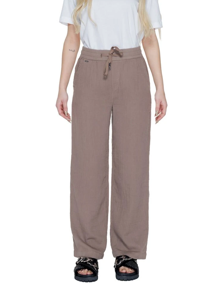Brown Cotton Pant