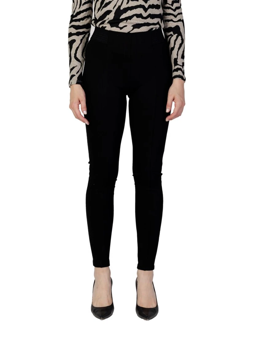 Black Viscose Leggings