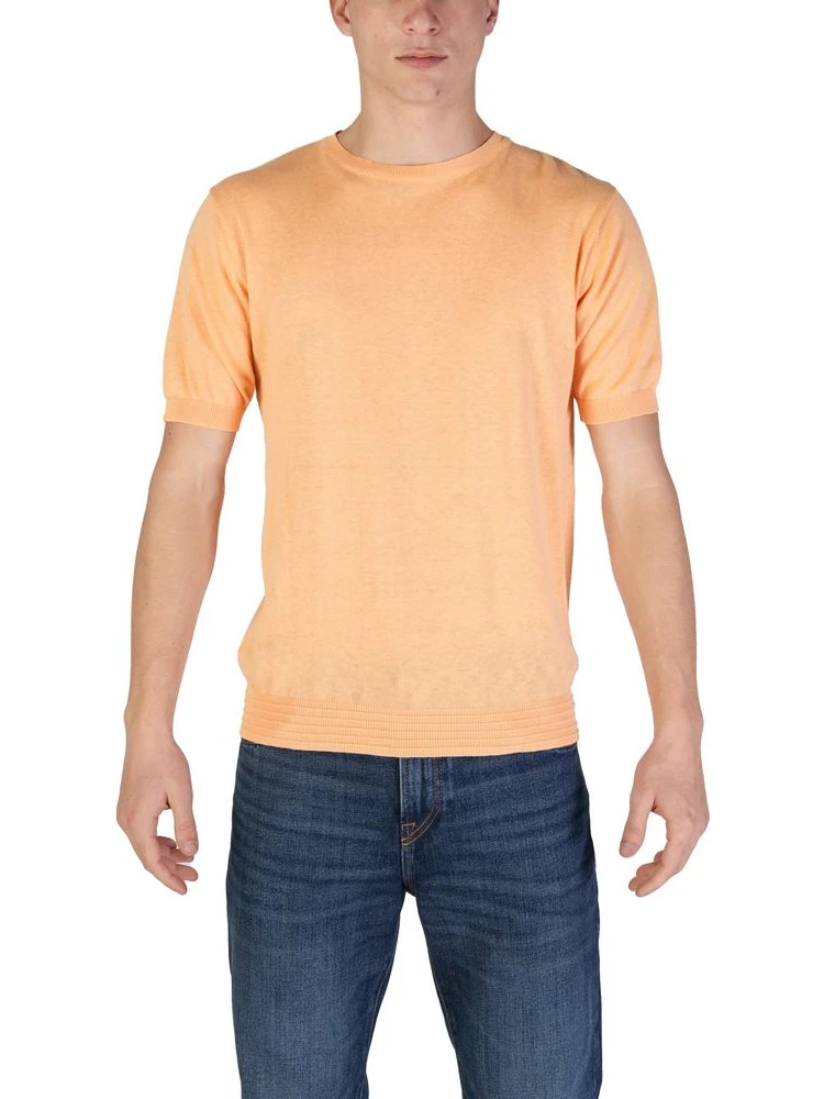 Orange Cotton Sweatshirt