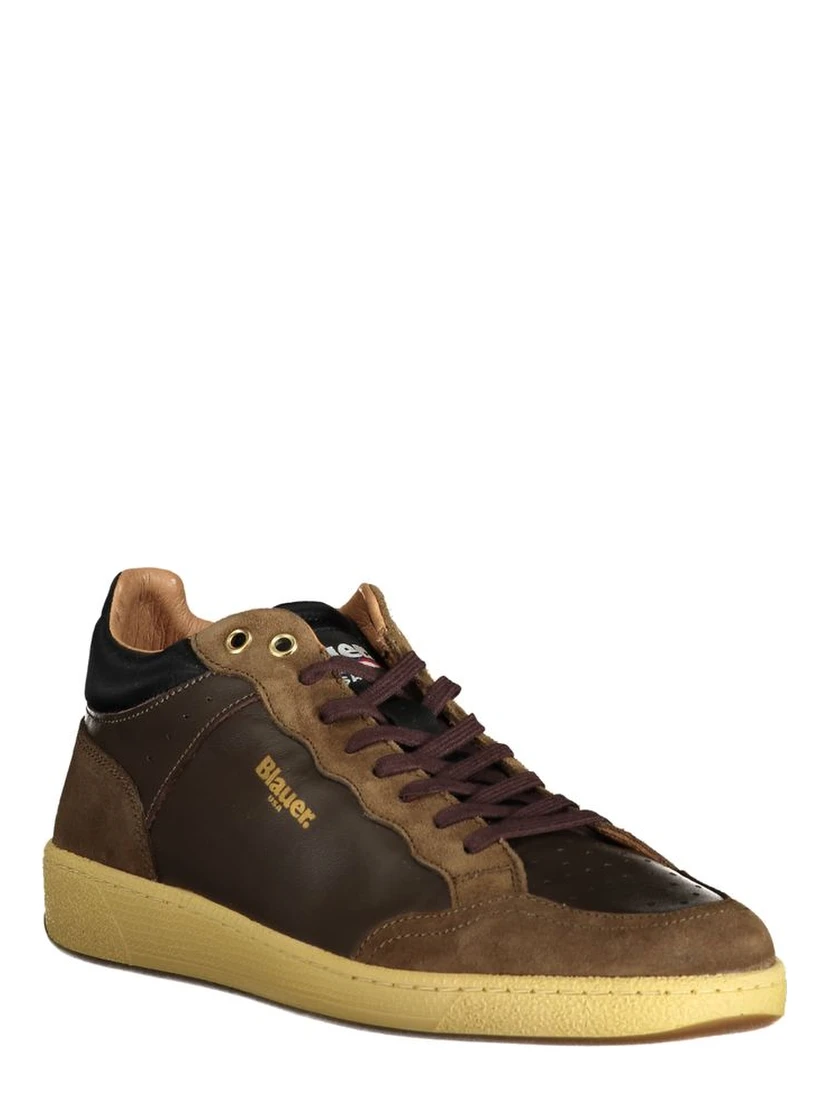 Brown Polyester Sneaker