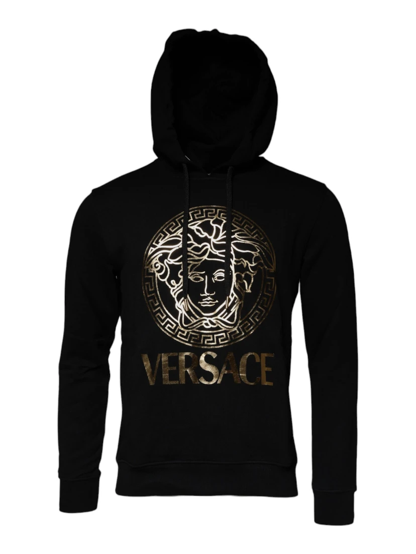 Black Medusa Cotton Hoodie Pullover Sweatshirt Sweater