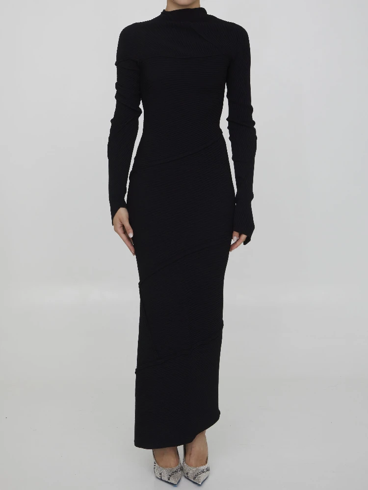 Spiral maxi dress