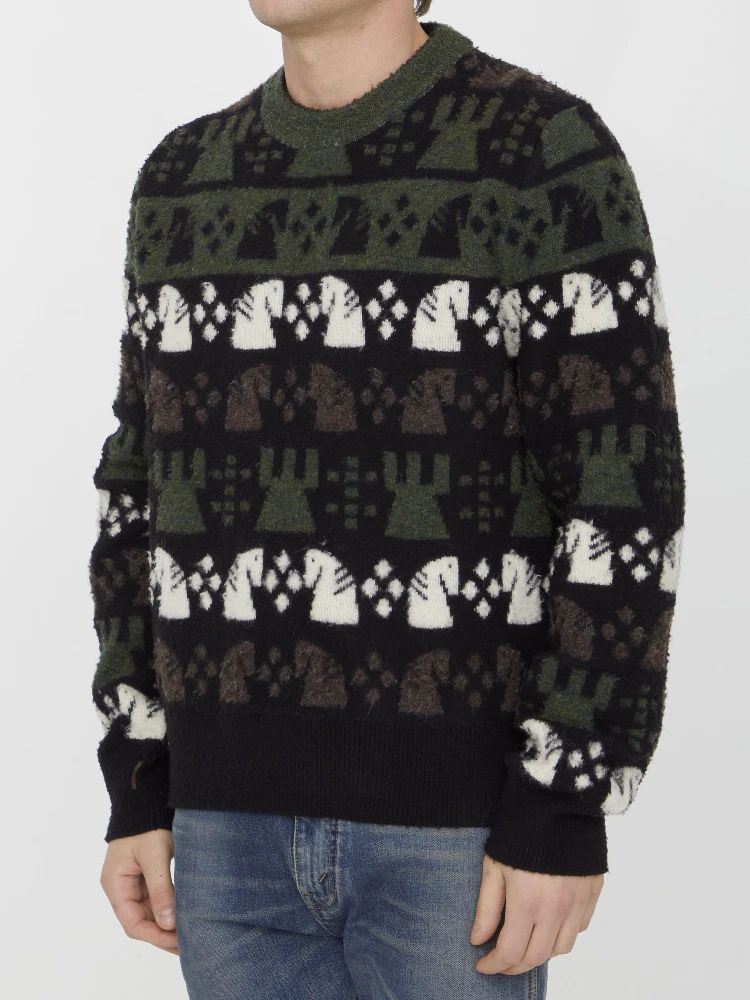 Chess pattern sweater alternative