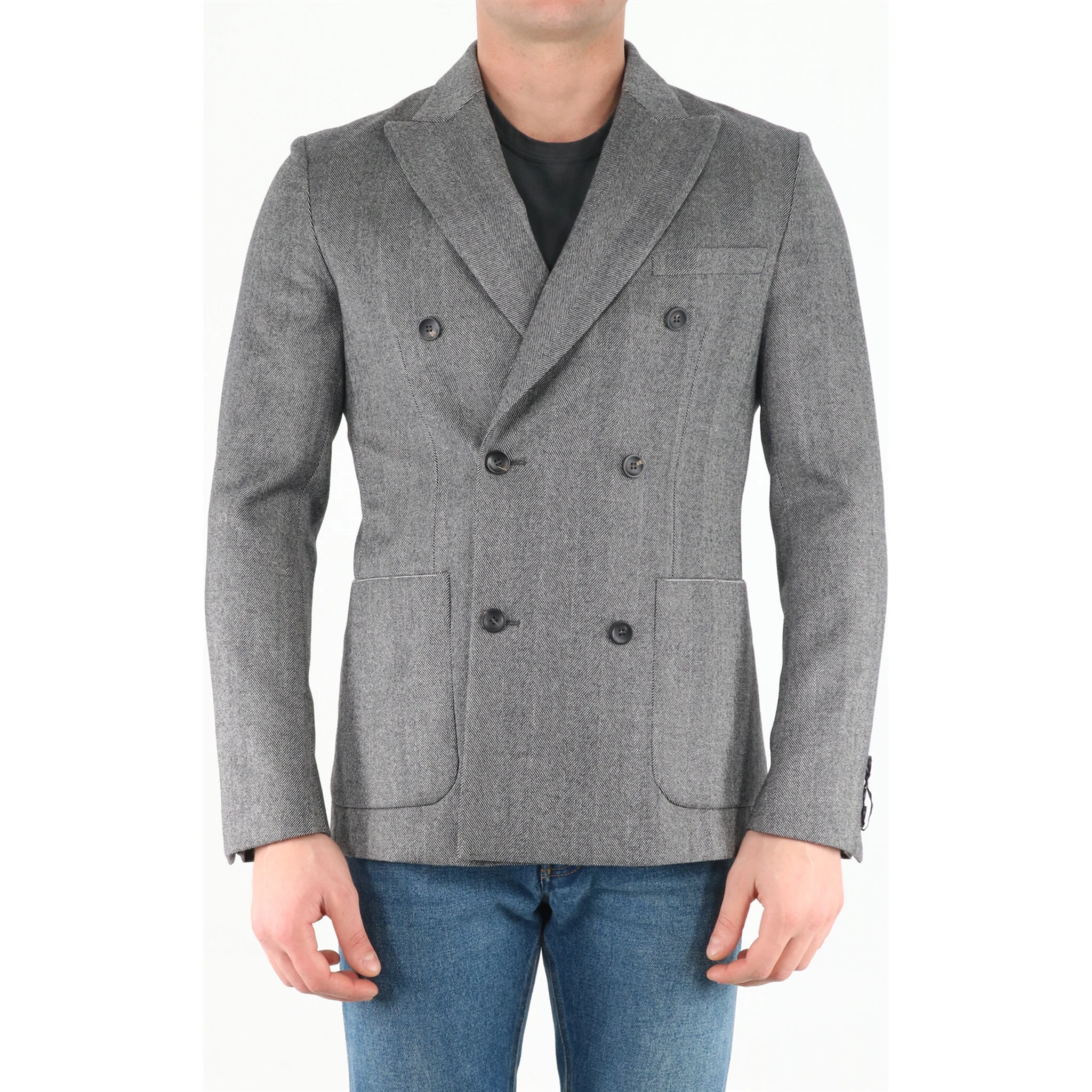 Grey wool jacket