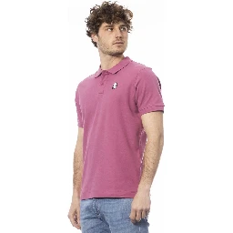 Purple Cotton Polo Shirt