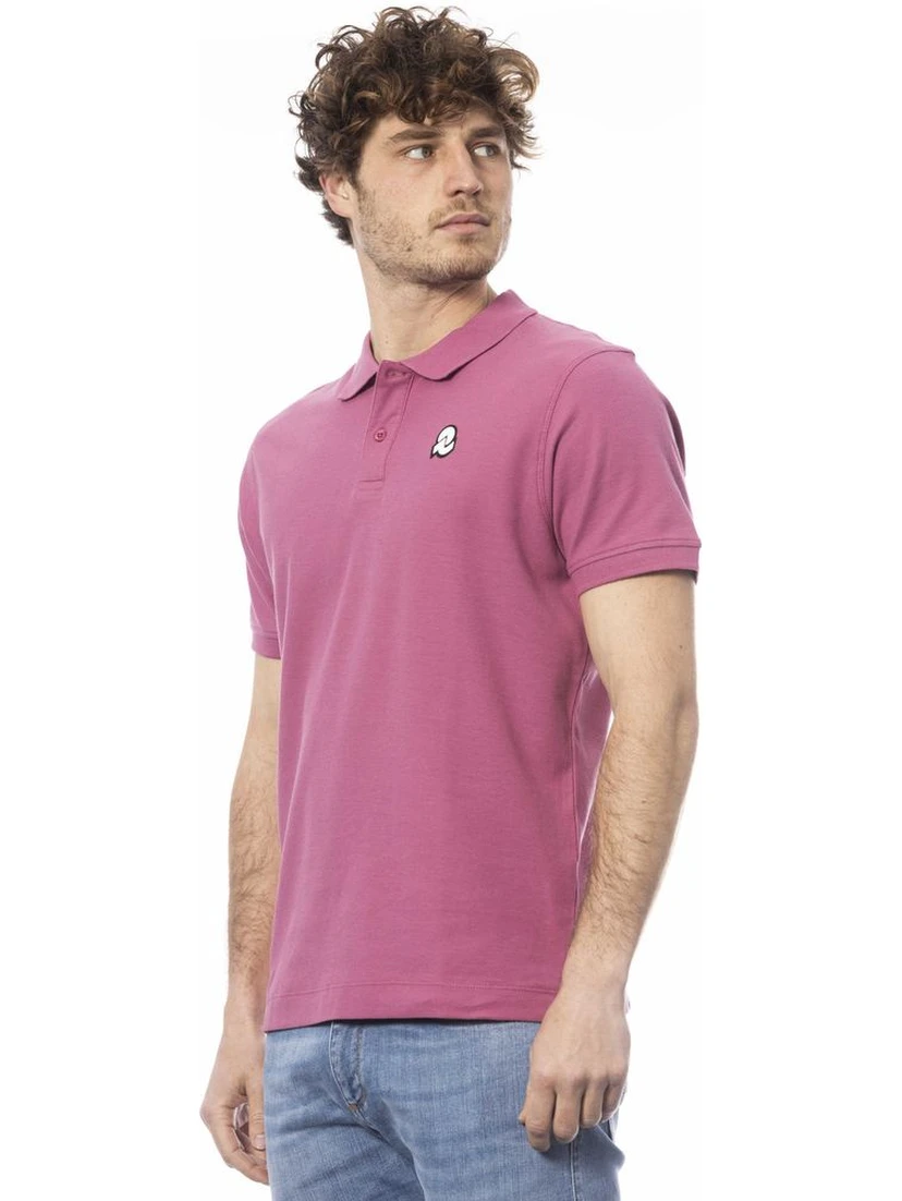 Purple Cotton Polo Shirt