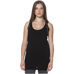 Black Polyester T-Shirt