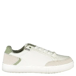 White Polyester Sneaker