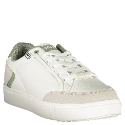 White Polyester Sneaker