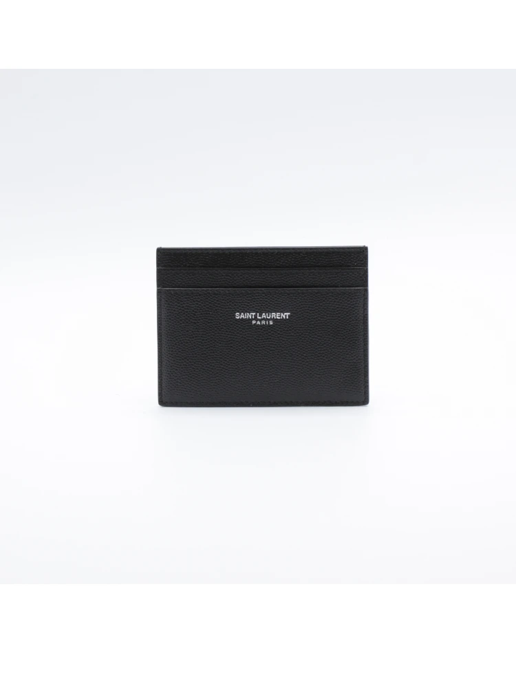 Grained Leather Card Holder