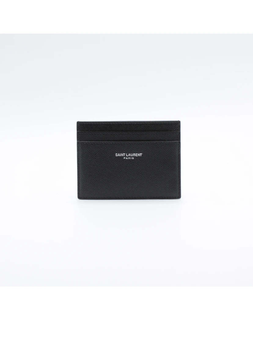 Grained Leather Card Holder