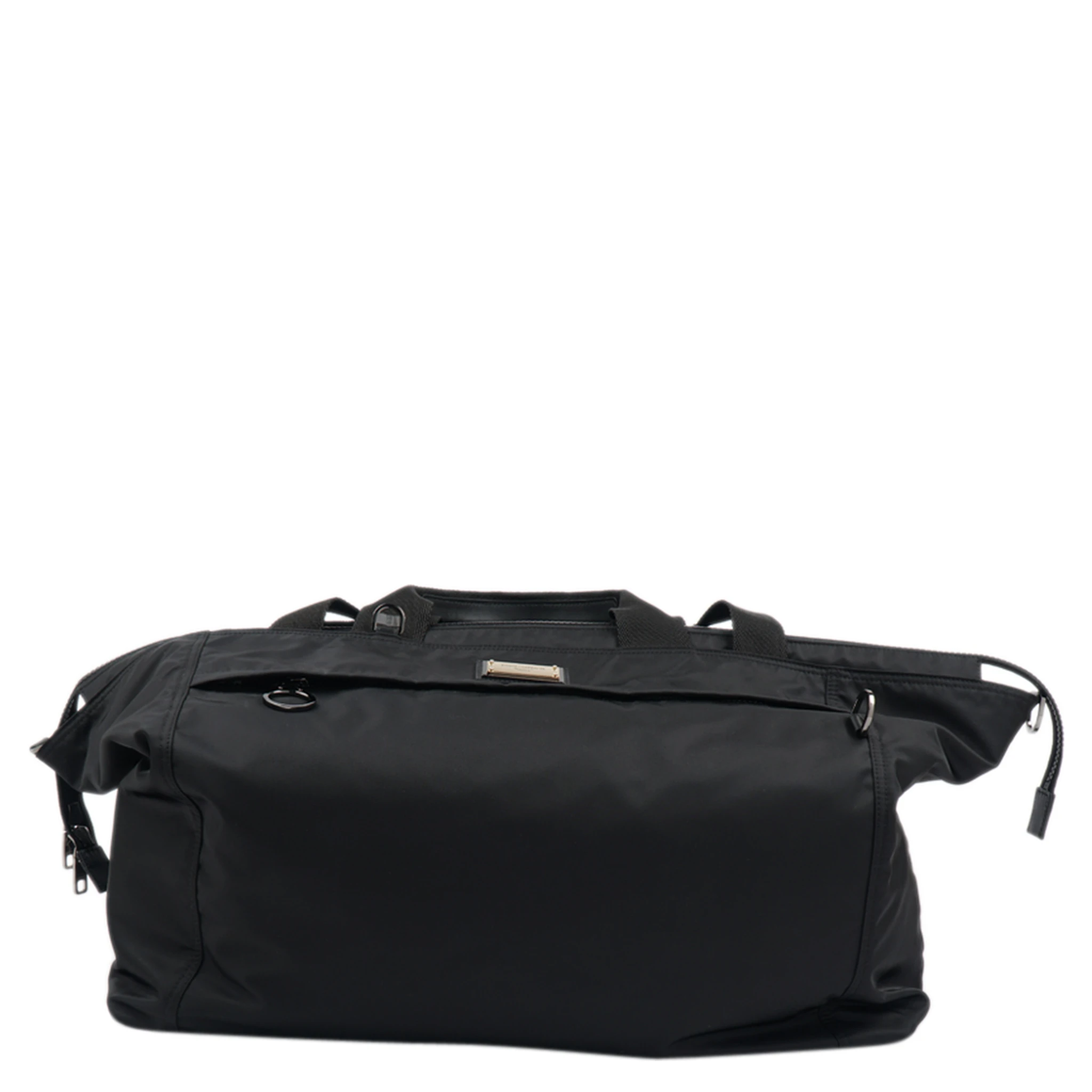 Bally Black On The Go Logo Duffle Bag.