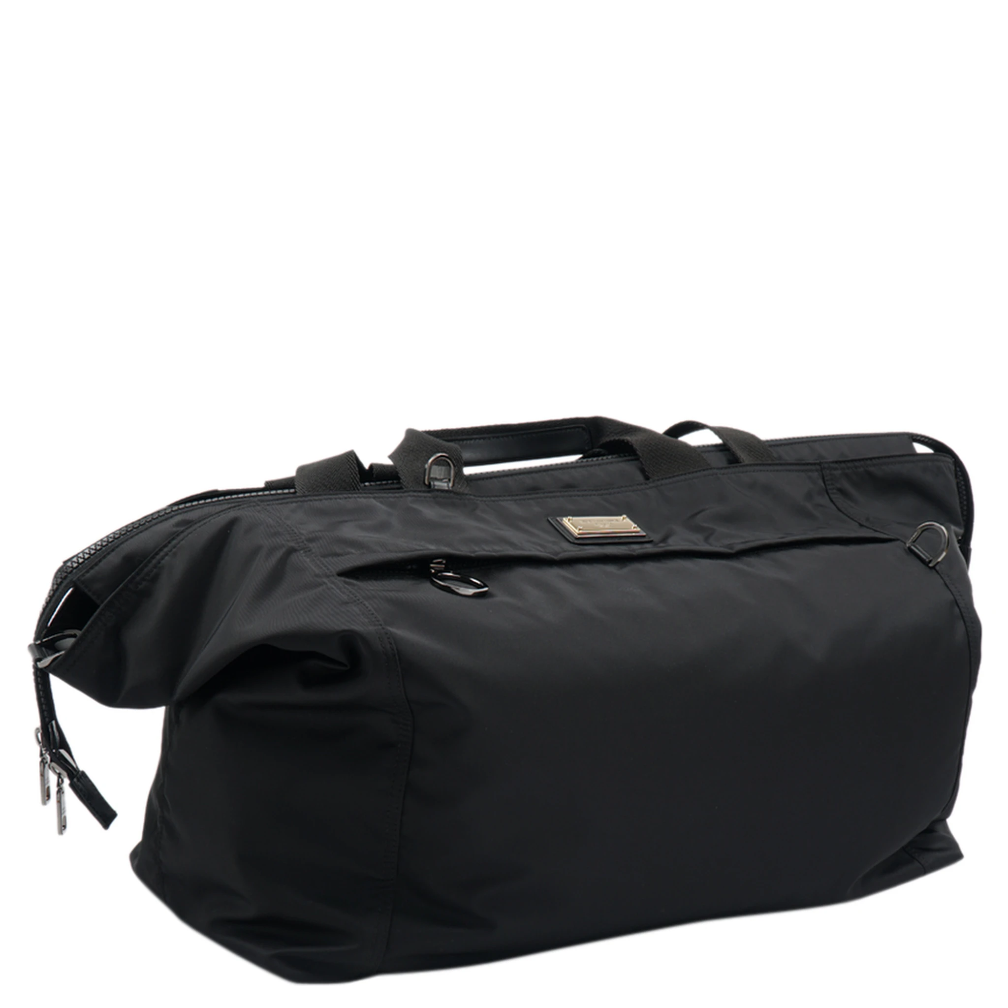 Bally Black On The Go Logo Duffle Bag.