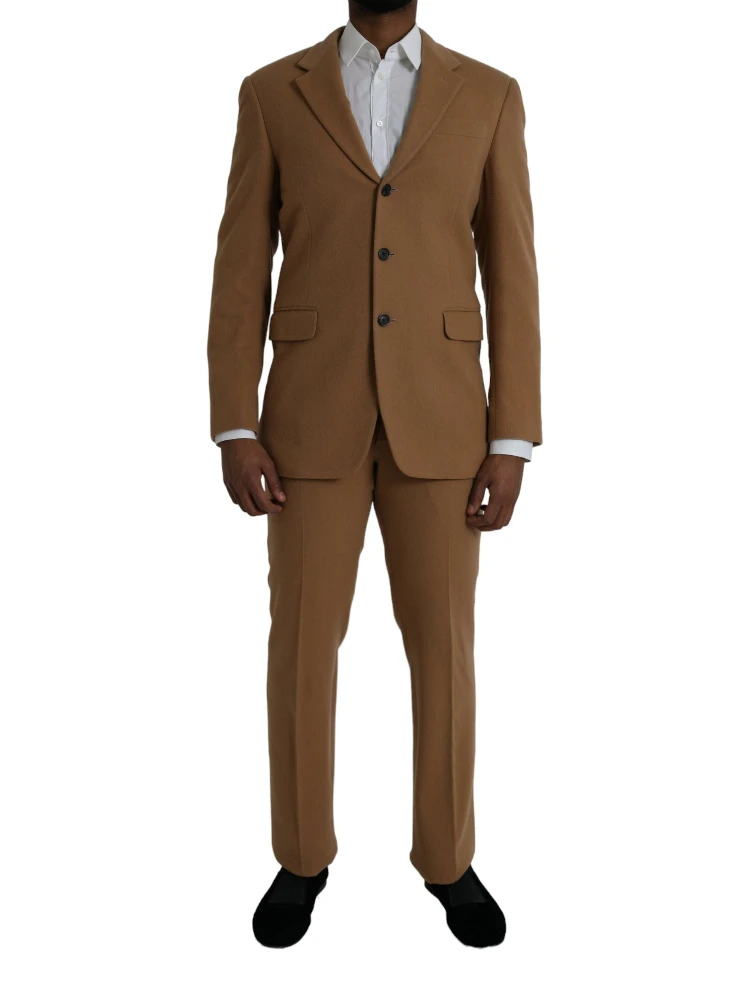 Brown Cashmere 2 Piece Single Breasted Suit alternative