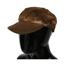 Brown Newsboy Beret Cabbie Fedora Hat
