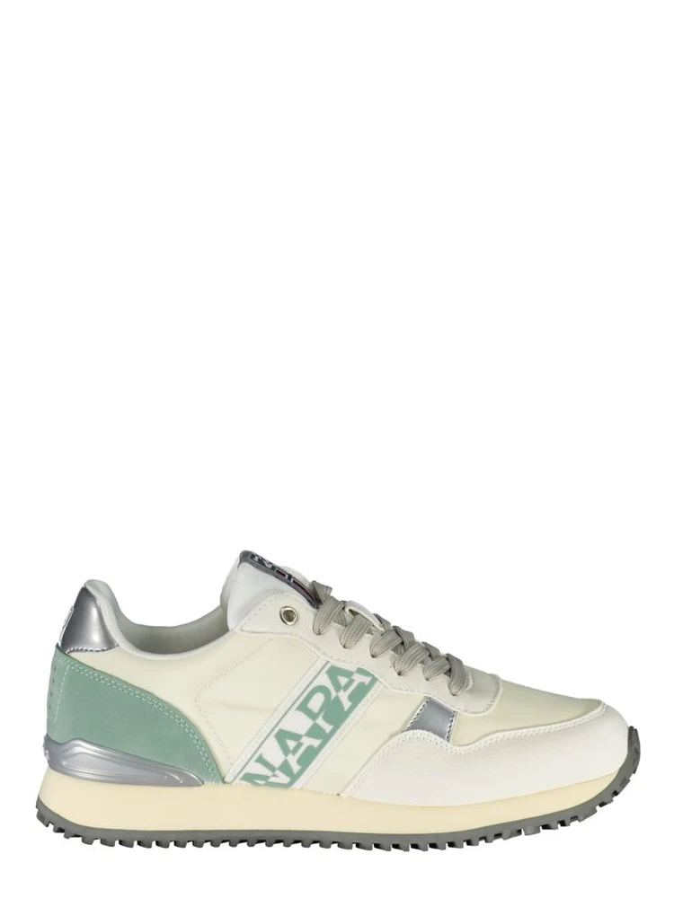 White Polyester Sneaker