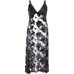 Black Viscose Cocktail Dress