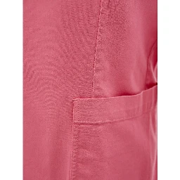 Pink Cotton Blazer