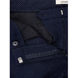 Blue Wool Dress Pants