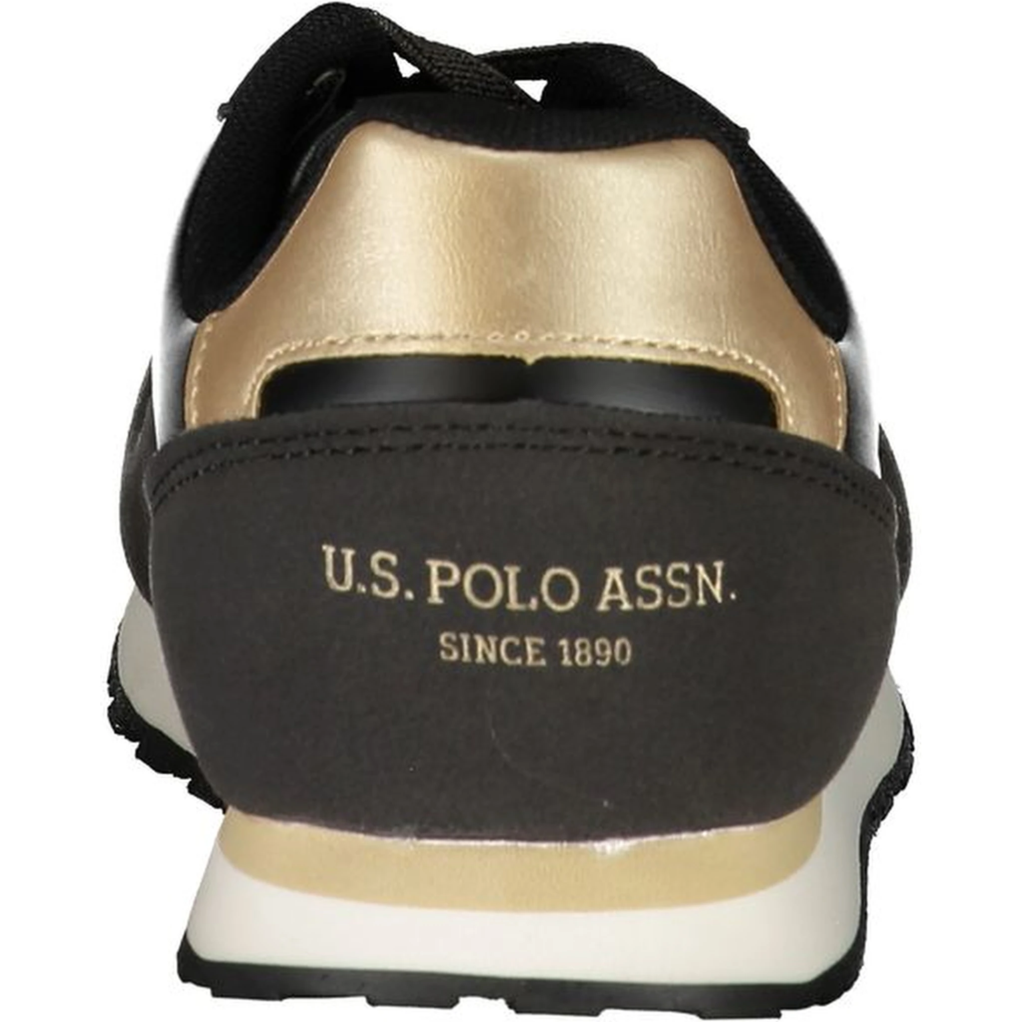 Black Polyester Sneaker
