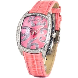 Multicolor Leather Dress Watch