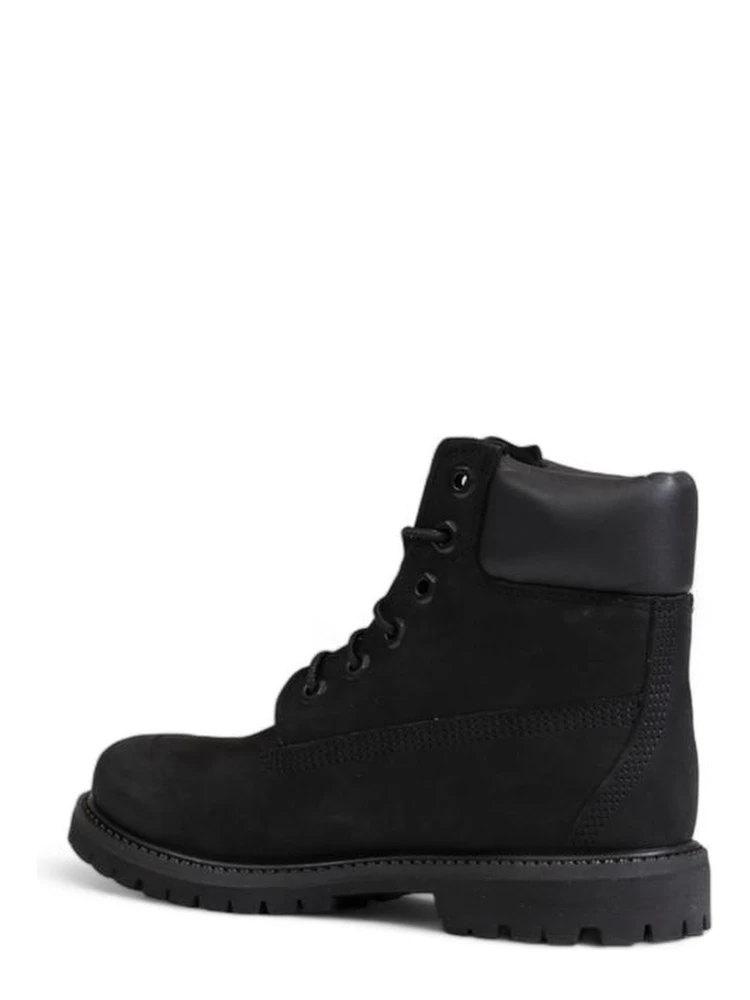 Black Recycled Leather Lace-Up Boots alternative